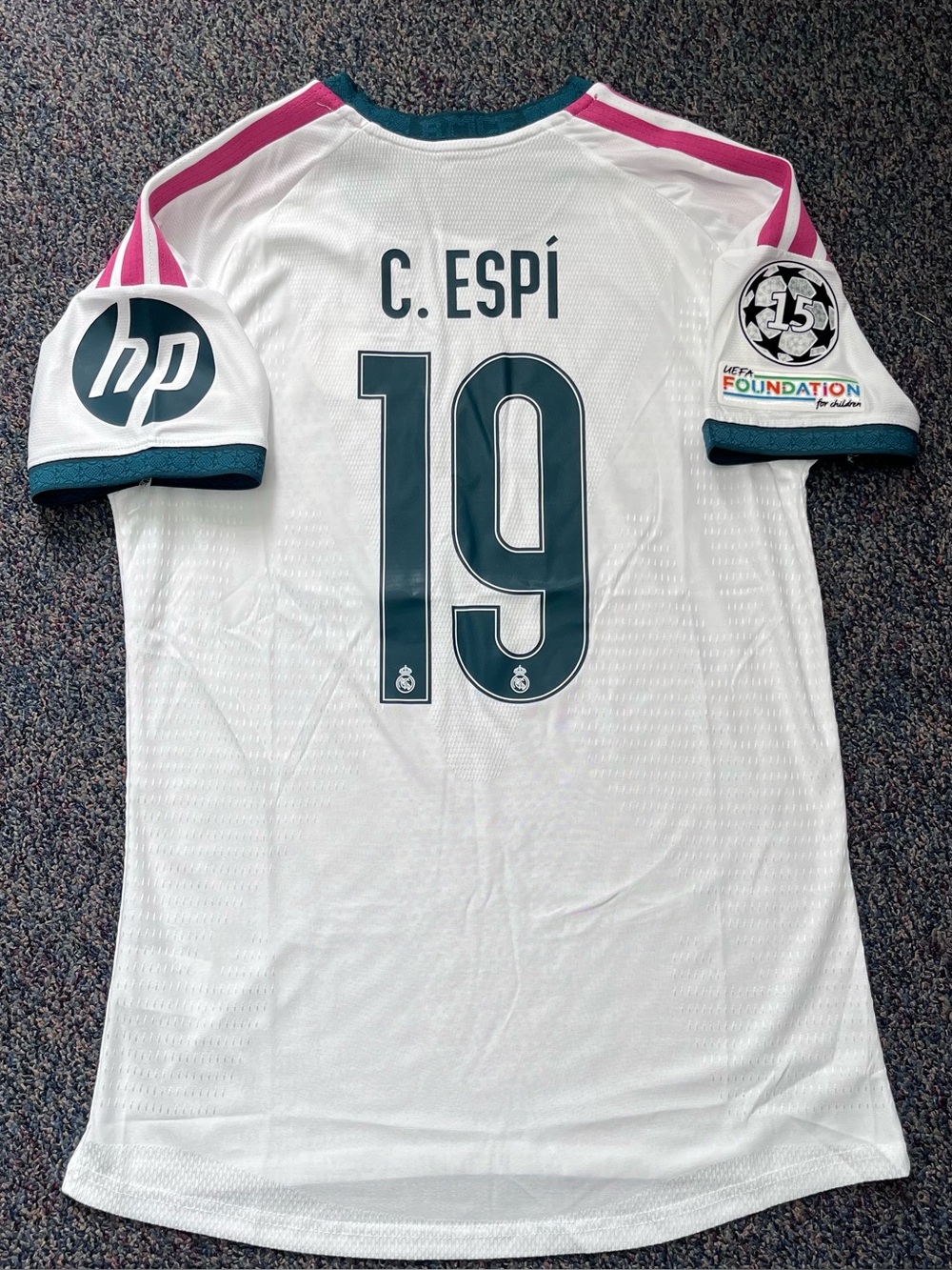 C. ESPÍ 19 REAL MADRID 26/27 HOME PLAYER VERSION JERSEY (L)